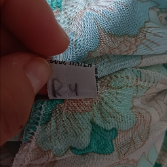 NWT The Fox & The Mermaid Venice Adeline Floral Maxi Dress Mnt Beacheeky Tea S/M - Picture 12 of 12